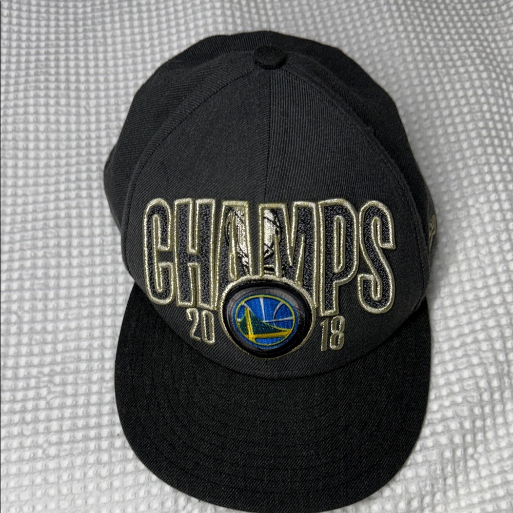 Grey Golden State Warriors Championship 2018 Cap - Snapback